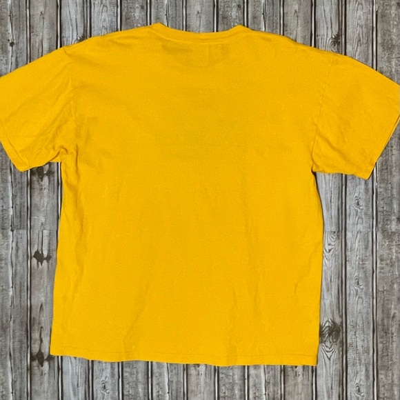 Vintage Bahamas Yellow Embroidered Palm Trees Souvenir Tourist T-Shirt, Sz XL - Picture 2 of 4